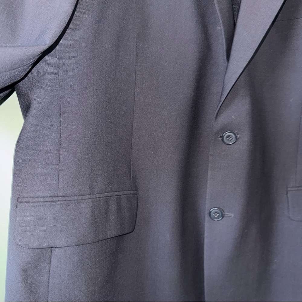 Brooks Brothers 346 Stretch Wool Blazer Jacket Men 46R Modern Business Navy Blue - Picture 5 of 13